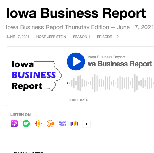 Iowa Lavender on the Iowa Business Report