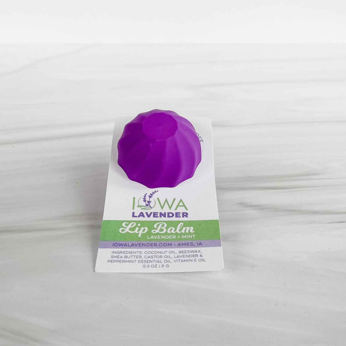 Lavender Mint Lip Balm - Clear & Pink